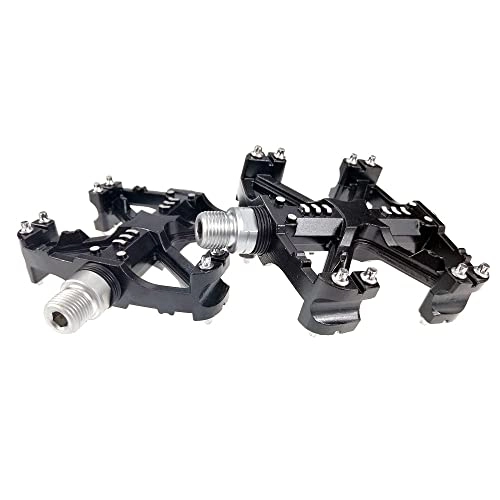Mountain Bike Pedal : Nrpfell Bicycle Pedal High-Strength Bearing Pedal Mountain Bike Pedal Flat Wide Pedal Bicycle Accessories