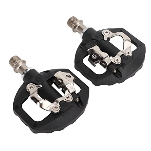 Mountain Bike Pedal : Nunafey Dual Sided Platform Pedals, Strong Mountain Bike Pedals Multi Use High Strength with Cleats for Road Bike