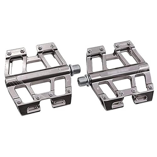 Mountain Bike Pedal : NZKW Bike Pedal, Non-Slip Bike Pedals 9 / 16 Good Looking Great Performance Sealed 3 Bearing Non-Slip Lightweight Mountain Bicycle Pedal