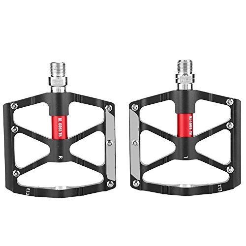 Mountain Bike Pedal : Pedals, 1 Pair Aluminium Alloy Mountain Road Bike Lightweight Pedals Bicycle Replacement Part
