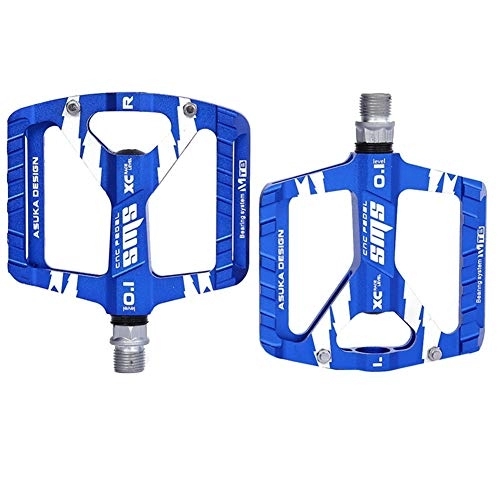 Mountain Bike Pedal : Pedals Mountain Bike Pedals Waterproof And Anti-slip Stable Structure And Durable blue, free size