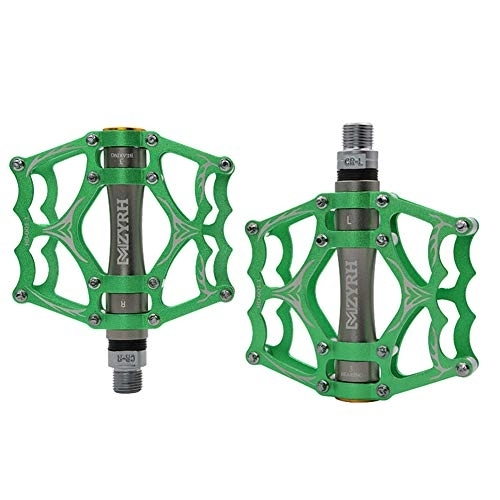 Mountain Bike Pedal : Pedals Mtb Pedals Bicycle Pedals Mountain Bike Accessories Road Bike Pedals Bike Pedal Flat Pedals Cycle Accessories Bike Accessories green+gray, free size