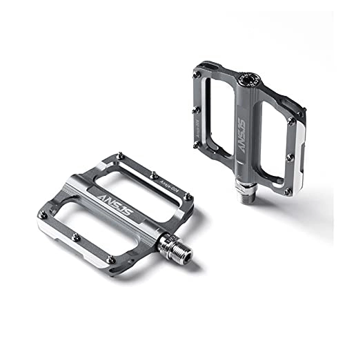 Mountain Bike Pedal : QSCTYG Bike Pedals Mountain Bike Pedals Platform Bicycle Flat Alloy Pedals 9 / 16" Pedals Non-Slip Alloy Flat Pedals bicycle pedal (Color : A006 T)