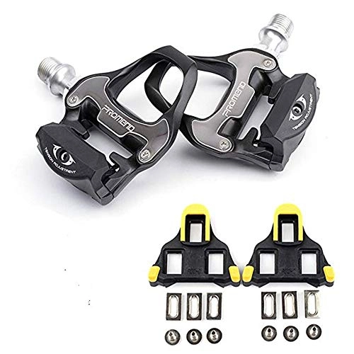 Mountain Bike Pedal : Ramingt-Outdoor Sports Bike Pedal Pedals Road Bicycle Pedal Riding Cycle Bearing Self-Locking With Plate Equipment Ultra Light Aluminum Alloy Bike Pedals Biking Accessories