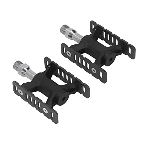 Mountain Bike Pedal : Replacement Bicycle Pedals, Bike Pedals Widened DU Bearing Rust Proof Lightweight Prevent Slip for Mountain Bikes(Black)