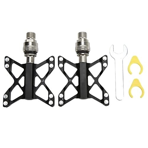 Mountain Bike Pedal : RiToEasysports 1 Pair Bike Pedal, Aluminum Alloy Bicycle Pedals Sealed Bearing Bicycle Pedals for Folding Bike, Mountain Bike, Road Bicycle Bicycle And Spare Parts
