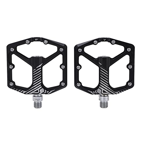 Mountain Bike Pedal : RiToEasysports Bicycle Pedal Ultralight Aluminum Alloy Bike Pedal Bicycle Bearing Platform Pedals Replacement for Mountain Bike Road Bike(black) Bicycles And Spare Parts