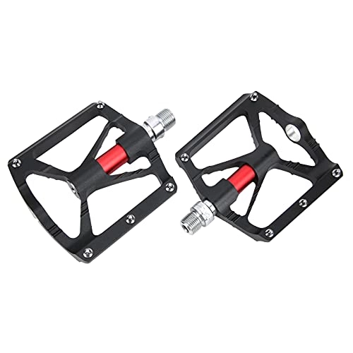 Mountain Bike Pedal : ROMACK Mountain Bike Pedals, Easy To Install Aluminum Alloy Bike Pedals with 5 Anti‑skid Nails on Each Side for Mountain Bike(black)