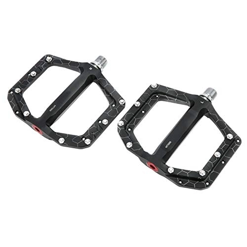 Mountain Bike Pedal : SALUTUY Mountain Bicycle Pedal, Universal Thread Mouth Double‑sided Non‑slip Nails Mountain Bike Pedal for Mountain Bike Road Bike and Folding Bike
