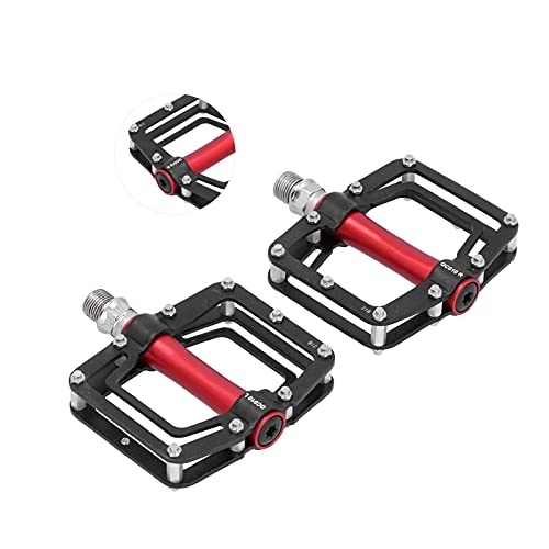 Mountain Bike Pedal : SALUTUY Mountain Bike Pedals, Bicycle Pedals Aluminum Alloy Forged Body ‑molybdenum Steel Shaft for Mountain Bike