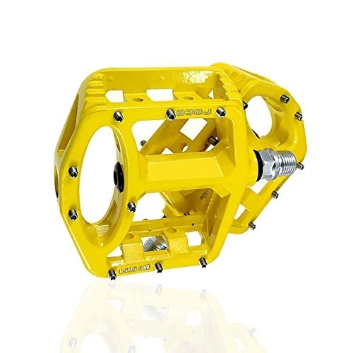 Mountain Bike Pedal : Samine Mountain Bike Pedals Peddles Pedal Accessories Road Cycle Cycling Bicycle Yellow