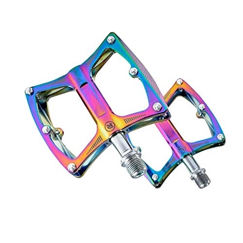 Mountain Bike Pedal : Samine Mtb Pedals Bike Peddles Flat Mountain Accessories Bicycle Pedal Cycling