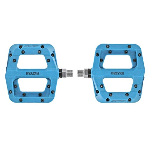 Mountain Bike Pedal : SaniMomo Anti-corrosion Cycling Pedals For 9 / 16'' Road Mountain BMX MTB Bike - Blue