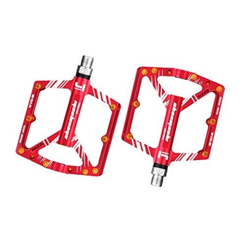 Mountain Bike Pedal : SaniMomo Mountain Bike Pedals Platform Pedals For 9 / 16 Bike Anti-rust - Red