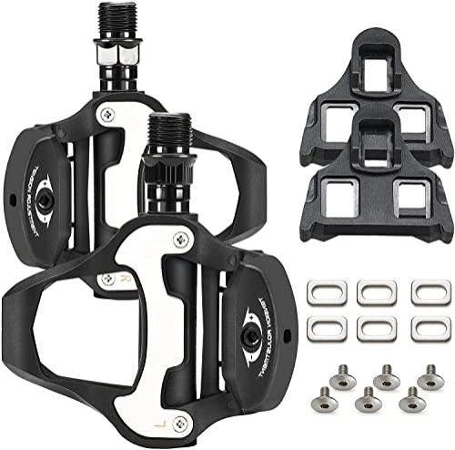 Mountain Bike Pedal : SAVADECK Bike Pedals, Road Bicycle Clipless Pedals Aluminum Alloy 9 / 16" Self-Lock Pedals Cycling Pedals for Road Bike Mountain Bike