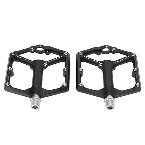 Mountain Bike Pedal : Sazao Pedal, Mountain Bike Platform Pedals Three Peilin Structure Aluminum Alloy Dust Cover for Riding for Mountain Bike