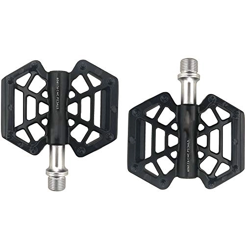 Mountain Bike Pedal : SD Bicycle Anti-Skid Pedal, Lightweight Mountain Bike Magnesium Alloy Pedal Seal 2 Palin Bearing 9 / 16 Inch Thread Widened And Thick, for BMX Dead Fly Car