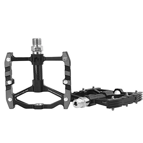 Mountain Bike Pedal : SD Mountain Bike Anti-Skid Pedal, Bicycle Road Bike BMX Wide Thick Pedal, 9 / 16 Inch Thread Sealed Bearing CNC Aluminum Alloy Durable High Strength