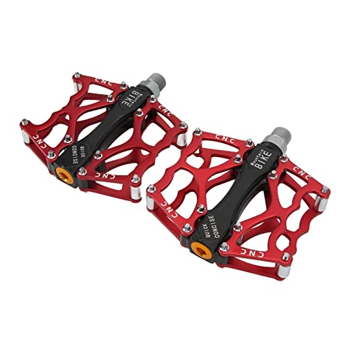 Mountain Bike Pedal : Semiter Bicycle Pedals, High Speed Bearing Durable Bicycle Platform Pedals High Strength Aluminum Alloy 1 Pair for Road Mountain Bike