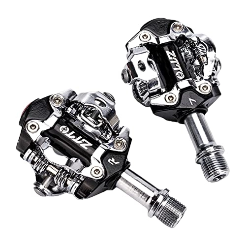 Mountain Bike Pedal : Sharplace Mountain Bike Clipless Pedals Lightweight Multi-Purpose Stable Riding for SPD Cycling Mountain Bike Bicycle Sealed Clipless Pedals