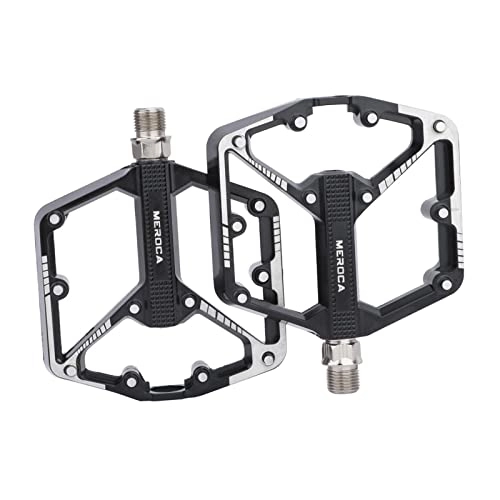 Mountain Bike Pedal : Sharplace Mountain Bike Pedals MTB Pedals 9 / 16-Inch Sealed Bearing Lightweight Aluminum Alloy Bicycle Platform Flat Pedals - Black