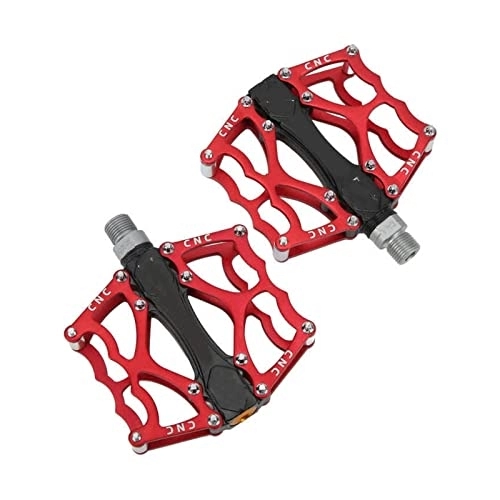 Mountain Bike Pedal : SHENGDELI Tao Pin Bike Flat Pedals Mountain Bike Pedals 1 Pair Durable Aluminum Alloy Compatible With Road Mountain Bike