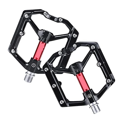 Mountain Bike Pedal : SHENGDELI Tao Pin Mountain Bike Pedals Non-Slip Mountain Bike Pedals Wide Platform Bicycle Flat Alloy Pedals 9 / 16 Sealed Bearings Cycling Pedals Tao Pin
