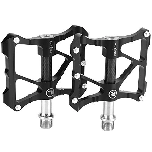 Mountain Bike Pedal : Shoplice Bike Pedals 1 Pair Aluminium Alloy Mountain Road Bike Lightweight Pedals Bicycle Replacement Part