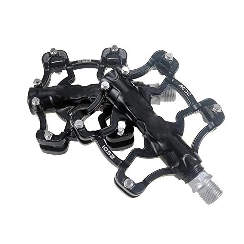 Mountain Bike Pedal : SICOFD Mountain Bike Road Bicycle Pedals, CNC Aluminum Alloy Sealed Bearing Axle Diameter 9 / 16 Ultralight Bicycle Pedals Trekking Pedals for All Types of Bicycles