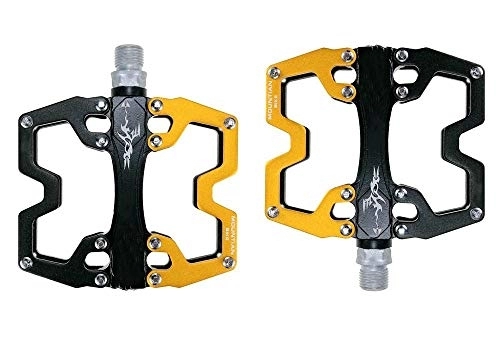 Mountain Bike Pedal : SlimpleStudio Bike Pedal, Mountain bike pedal aluminum alloy pedal bicycle pedal bicycle accessories-yellow