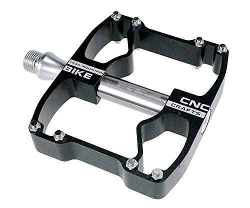 Mountain Bike Pedal : SlimpleStudio Mountain Bike Pedals, Wide, high-strength aluminum alloy bearing pedals, mountain bike bicycle pedals-black