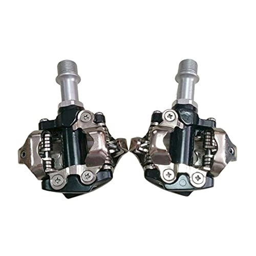 Mountain Bike Pedal : SM SunniMix MTB Mountain Bike Aluminum Alloy Sealed Clipless Pedals Compatible with SPD Type Cleats MTB Shoes, Durable