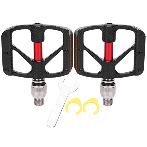 Mountain Bike Pedal : Soapow 1Pair Mountain Road Bike Self‑locking Pedal Replacement Bicycle Cycling Equipment