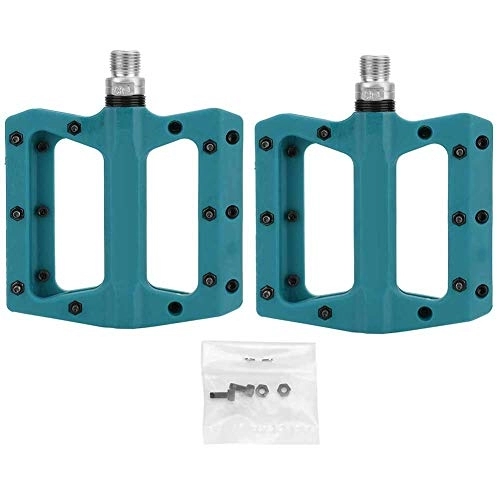 Mountain Bike Pedal : SOONHUA 1 Pair Nylon Plastic Mountain Bike Pedal Lightweight Bearing Pedals for Bicycle(blue)