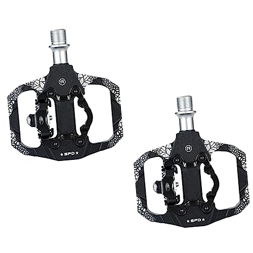 Mountain Bike Pedal : Sosoport 1 Pair bicycle pedal Aluminum Alloy Bike Pedal pedals platform bike pedal metal biking accessories bicycle accessories for kids mountain bike accessories thread child Cycling