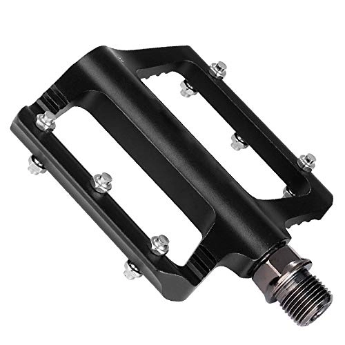 Mountain Bike Pedal : SPLLEADER Road Mountain Bike Platform Pedals Wide Flat MTB Aluminum Sealed Bearing Anti-Skid