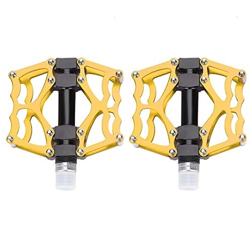 Mountain Bike Pedal : SunshineFace 1 Pair Aluminium Alloy Mountain Bike Pedals, Bicycle Lightweight Pedals Replacement