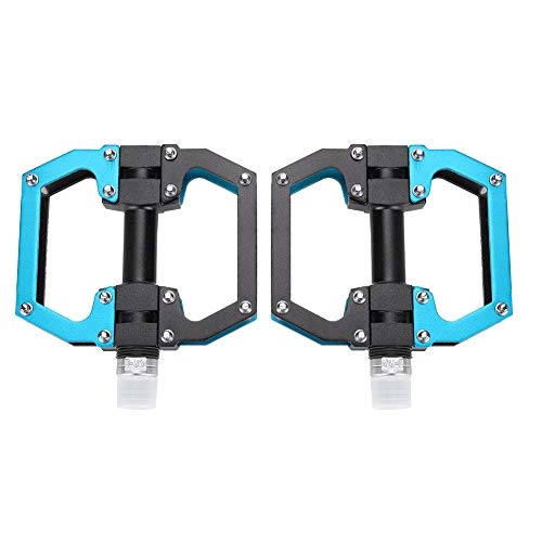 Mountain Bike Pedal : SunshineFace 1 Pair Mountain Bike Pedal, Aluminum Alloy Road Mountain Bike Platform Flat Pedal Bicycle Accessories