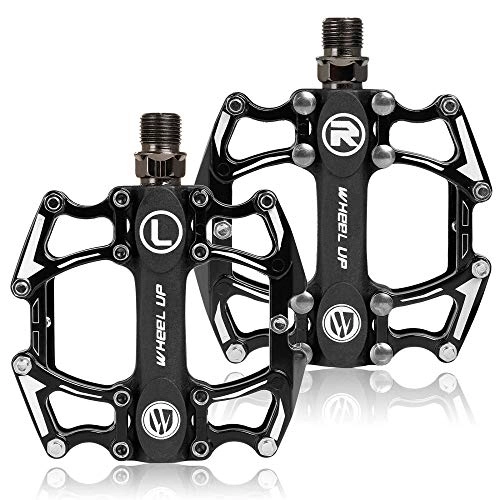 Mountain Bike Pedal : Suudada Bicycle Pedal Aluminum Alloy Mountain Bike Carbon Fiber Bicycle Platform Lightweight Pedal Bicycle Accessories-Lxb177 2Pcs_China