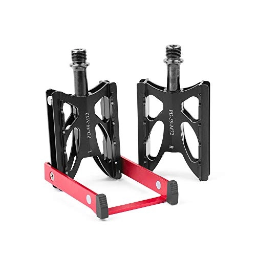 Mountain Bike Pedal : Sxmy Bicycle pedal with foot support, road bike mountain unilateral parking rack pedal