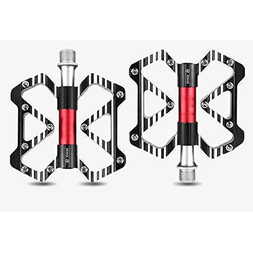 Mountain Bike Pedal : SYLOZ Bike Pedals For MTB, Mountain Road Bicycle Flat Pedal, Universal Lightweight Aluminum Alloy Platform Pedal For Travel Cycle-Cross Bikes Etc