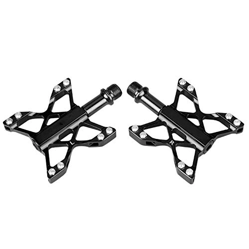 Mountain Bike Pedal : SYLTL Bike Pedals, Butterfly Pedal 1 Pair Ultralight Foldable Bike Bicycle Pedals Road Bike Hybrid Pedals Cycling Equipment, black