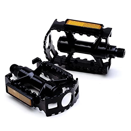 Mountain Bike Pedal : SZZXS Mountain Bicycle Pedals, Aluminium Pedals with 3 Sealed Bearings, Bicycle Pedals, Non-Slip Wide Platform Pedal for E-Bike, Mountain Bike, Trekking, Road Bike Pedals