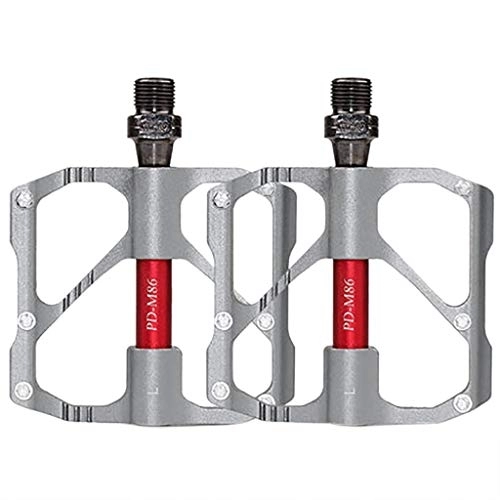 Mountain Bike Pedal : Takkar Bike Pedals, Bicycle Foot Rest Bike Platform, 1 Pair Bearing Bicycle Pedals Mountain Bike Pedals Aluminum Alloy Bicycle Bearing Foot Rest Cycling Parts