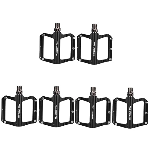 Mountain Bike Pedal : Toddmomy 6 Pcs Fixed Gear Pedialax Cycling Flat Pedal Accessories for Cycle Clips Mountain Platform Pedal Universal Pedal Cleats Pedal Cycling Cleats Bling Accessories Pedals Bike