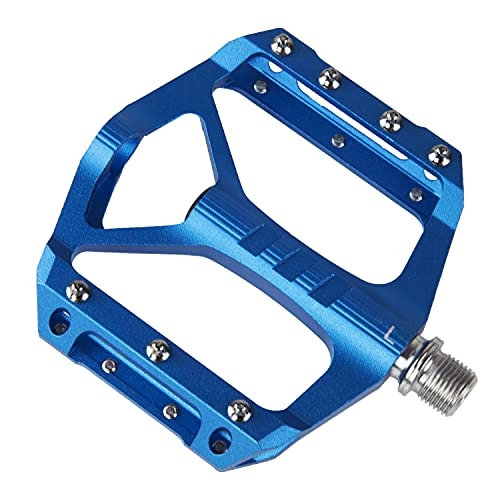 Mountain Bike Pedal : TOPVIP MTB Pedals Mountain Bike Pedals Lightweight Aluminum Alloy Platform Cycling Pedals Sealed 3 Bearing Pedals for BMX MTB 9 / 16" (Blue)
