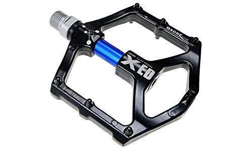 Mountain Bike Pedal : TRAACEM Bicycle Pedal 9 / 16 Inch Spindle Universal Magnesium Alloy Light Mountain Bike Pedal for MTB, Road Bike, BMX, D