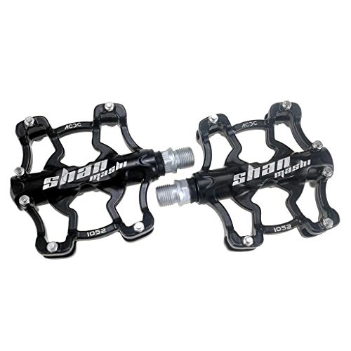 Mountain Bike Pedal : TTBDY Mountain Bike Flat Pedals, Low-profile Magnisium Alloy Bicycle Pedals Platform Light Weight and Non-slip