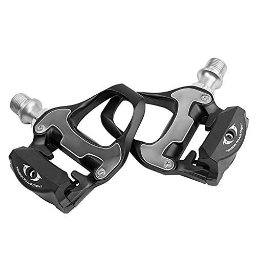 Mountain Bike Pedal : Tuimiyisou Cycle Pedal Road Bike Pedals Metal Self Locking Aluminum Alloy Touring Pedals Fit for SHIMANO System SPD Black