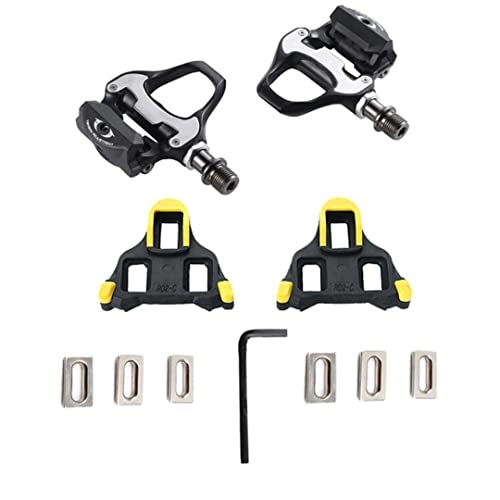 Mountain Bike Pedal : Tuimiyisou Mountain Bike Pedals, Bicycle Sealed Clipless Pedals, Aluminum Alloy Platform Pedals Anti-Skid Self-Locking Cycle Pedal with Case for Road Mountain BMX MTB Bike